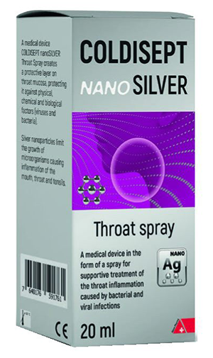 СOLDISEPT NANO SILVER Throat Spray